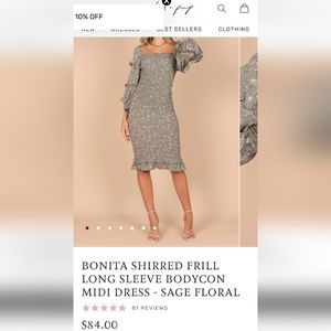 Petal & Pup Leia Dress Sage